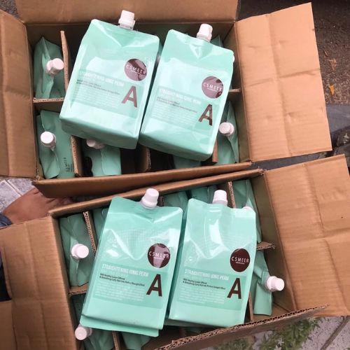 100% chính hãng (1) Kem Mềm Hóa Cho Tóc Duỗi Ép CSMEER